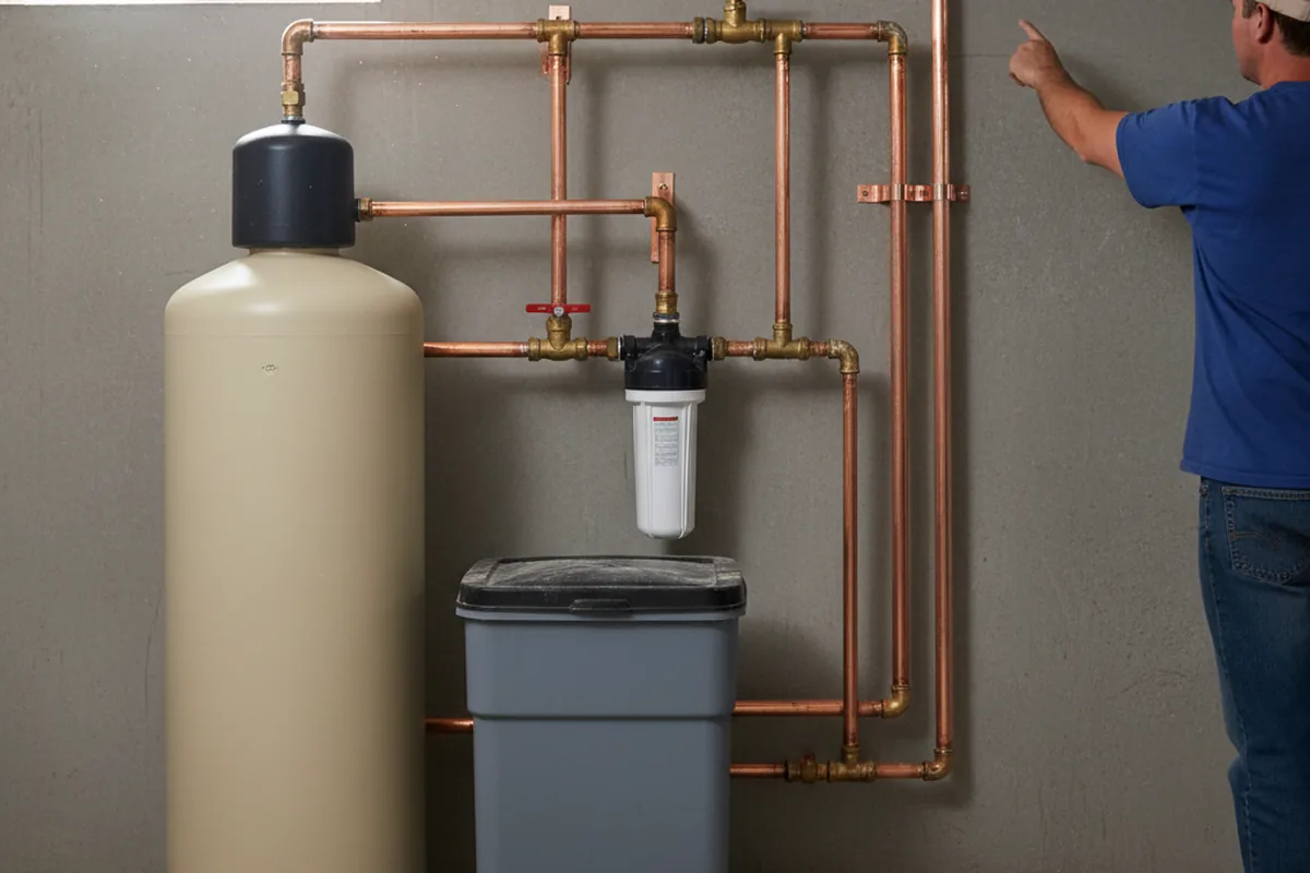 Whole-house water treatment system installed in Palo